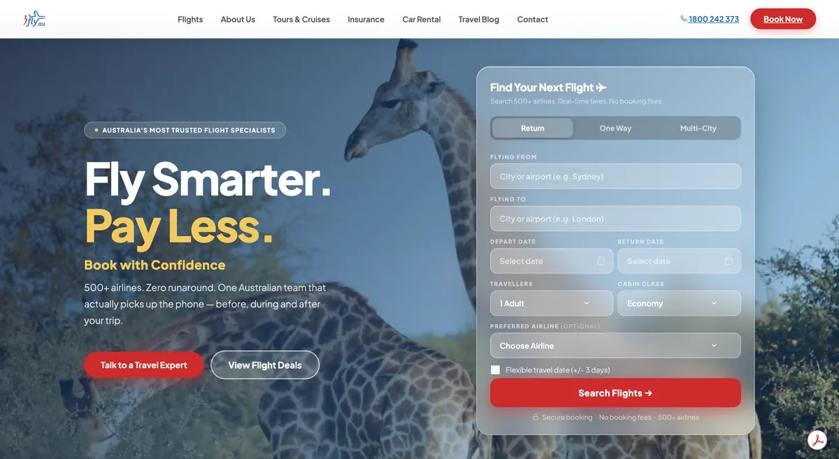 Travel website designed by Rent-a-Website